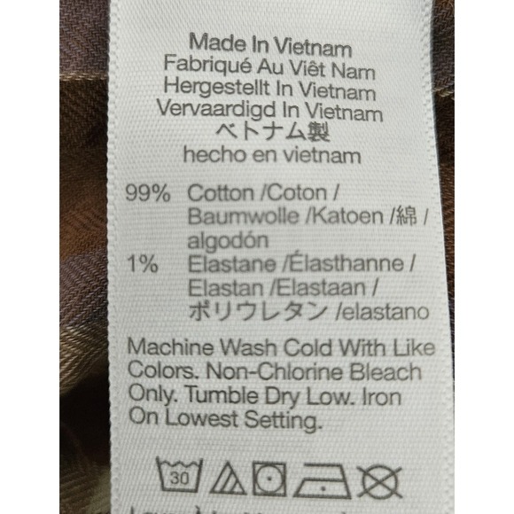 Madewell Sophia Cotton Flannel Midi Dress Milkmaid Bodice Womens Size Medium - Picture 11 of 11